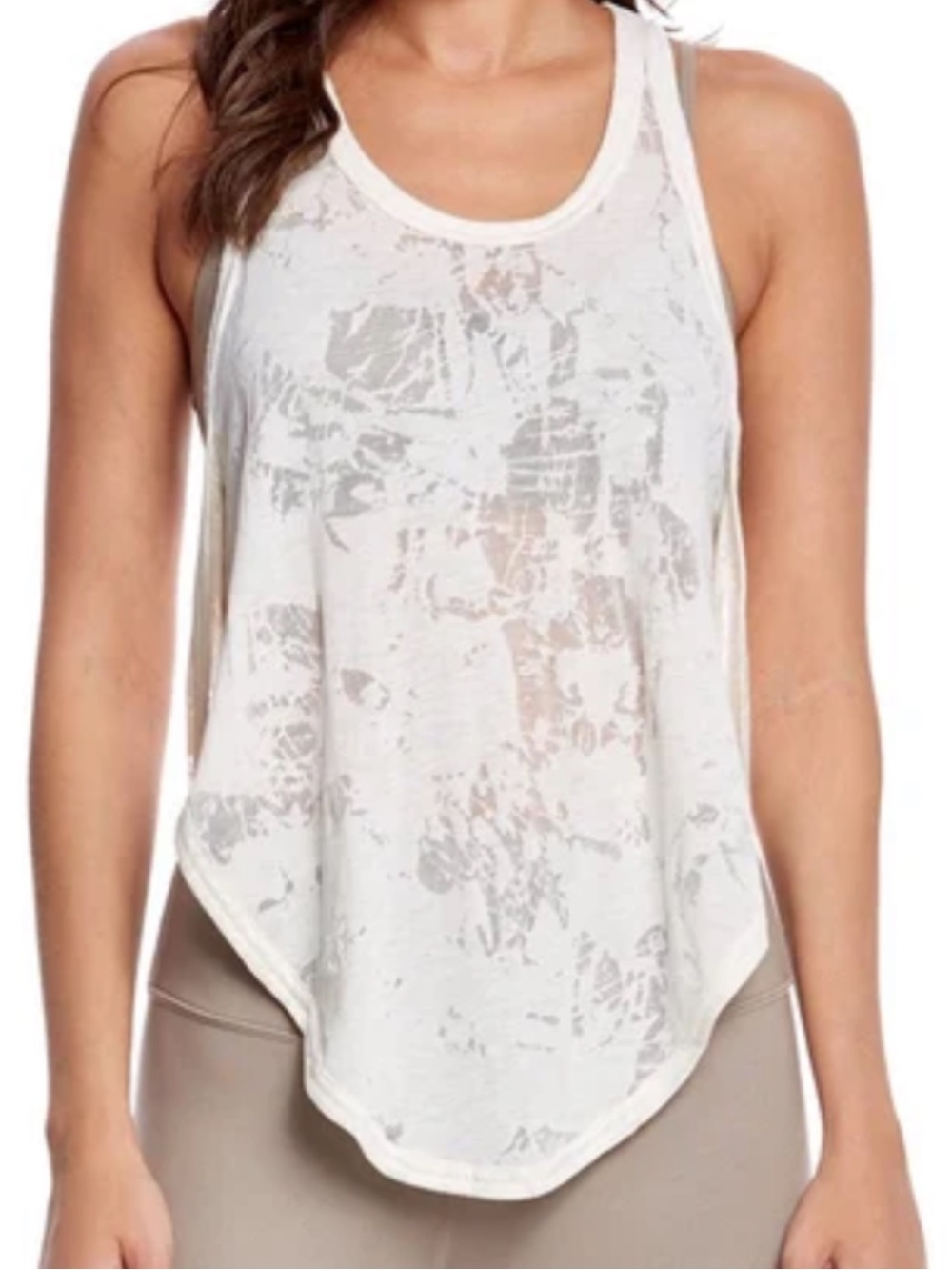ALO Side  Slit Flowy Yoga Tank Top